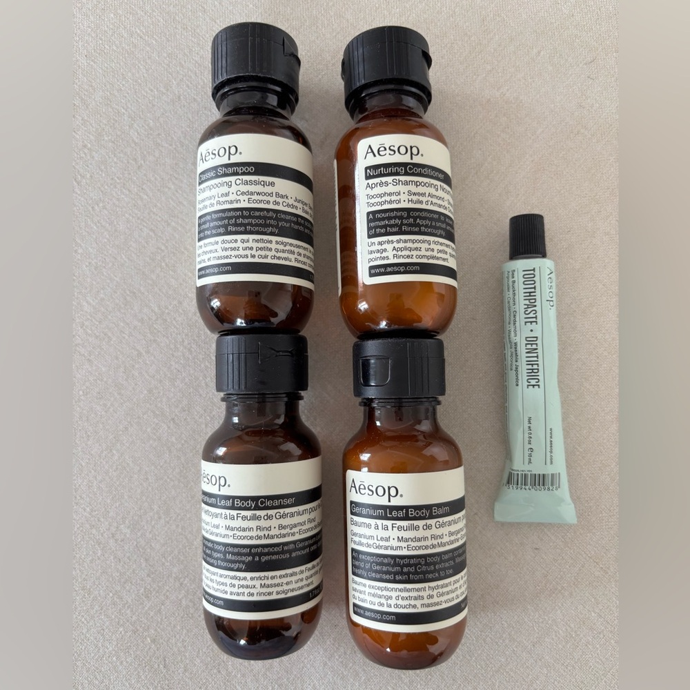 Aesop Aésop shampoo conditioner body balm cleanser travel gift